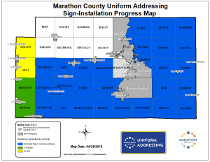 Marathon County Map
