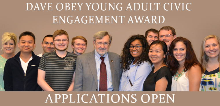 Dave Obey Young Adult Civic Engagement Award Applications now open